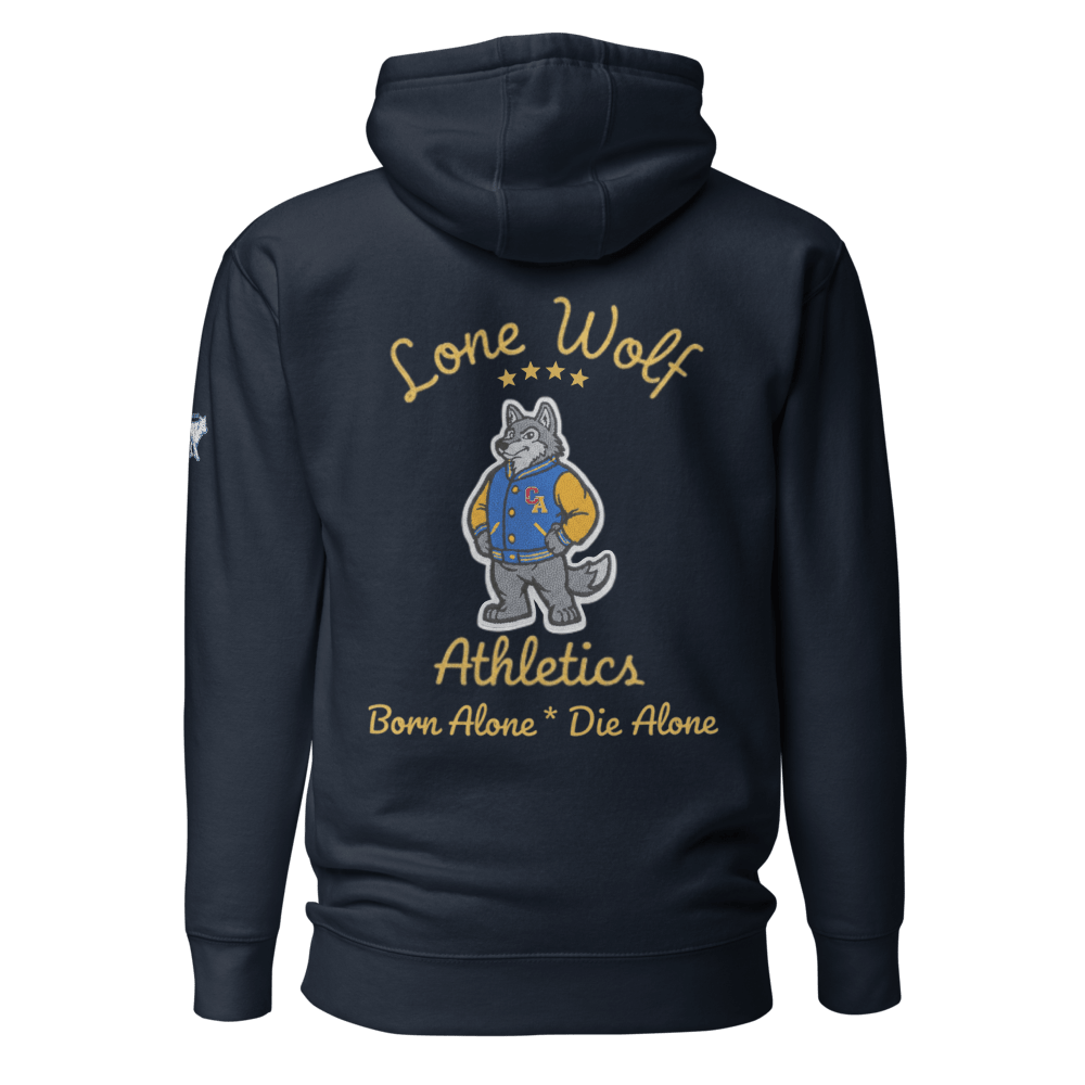 Lone Wolf Unisex Hoodie - Chinchilla Choons