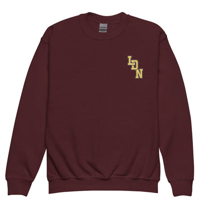 London Varsity Youth Crewneck Sweatshirt - Chinchilla Choons
