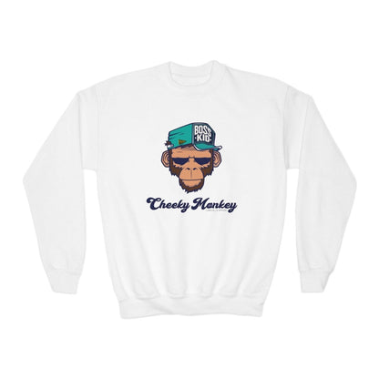 Cheeky Monkey Kids Unisex Sweatshirt - Chinchilla Choons