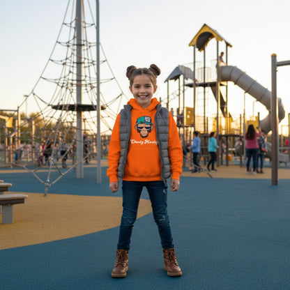 Cheeky Monkey Kids Hoodie - Chinchilla Choons