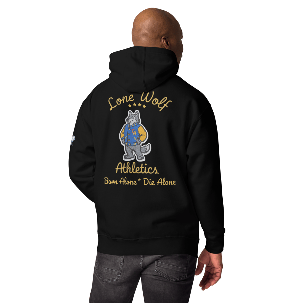 Lone Wolf Unisex Hoodie - Chinchilla Choons