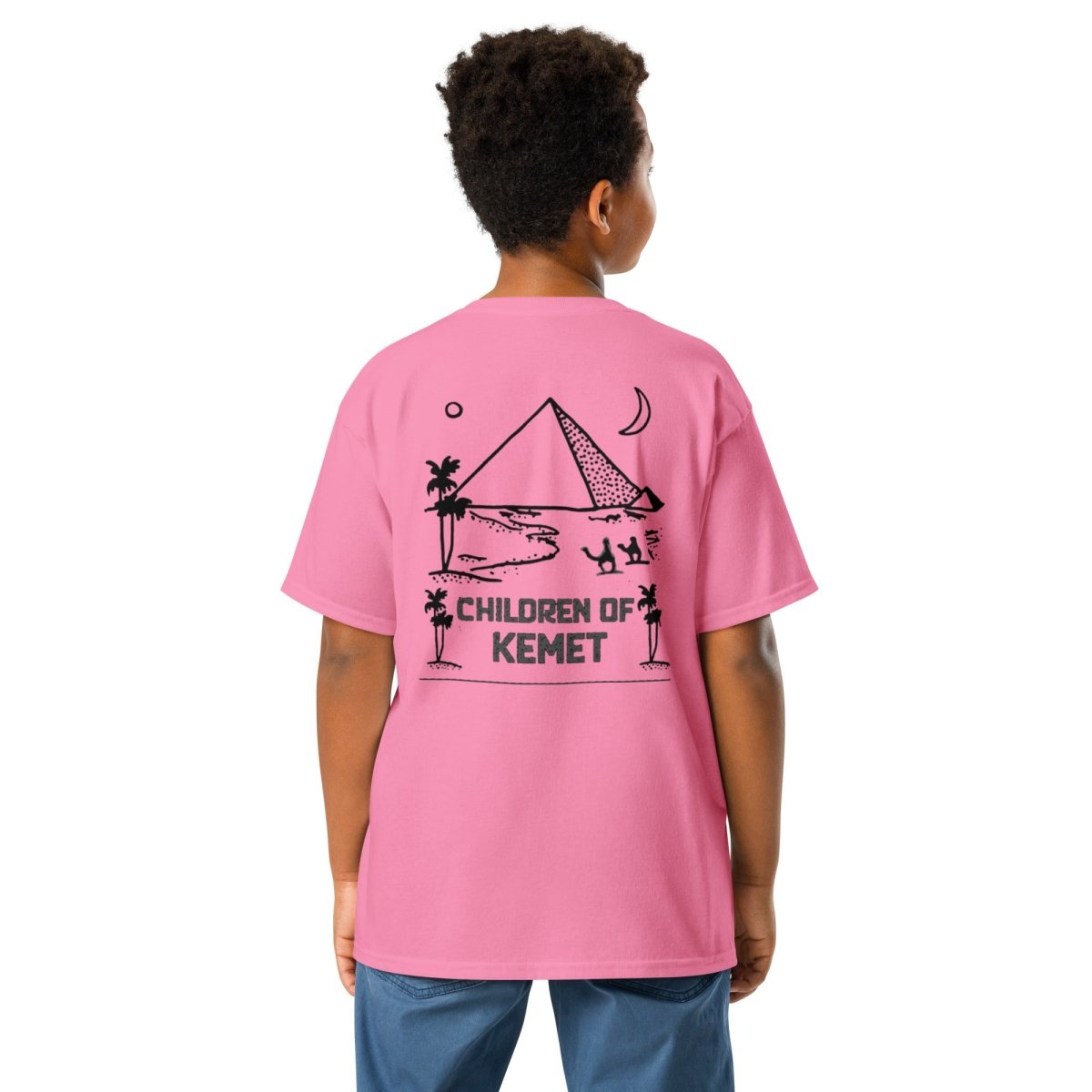Children Of Kemet Youth Classic Tee (Yellow & Pink) - Chinchilla Choons