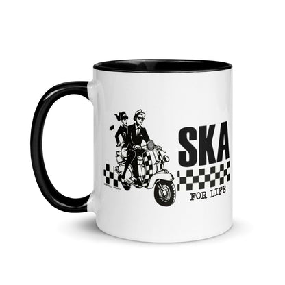 Ska For Life Ceramic Mug (White) - Chinchilla Choons