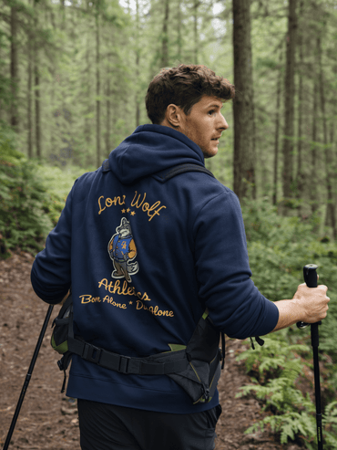 Lone Wolf Unisex Hoodie - Chinchilla Choons
