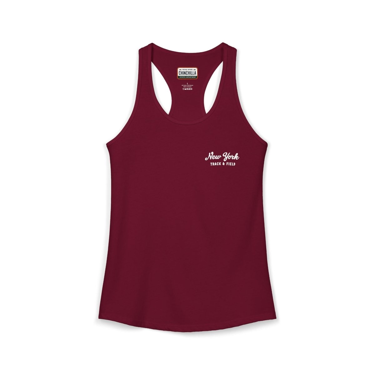 New York Varsity Women's Ideal Racerback Tank Top - Chinchilla Choons