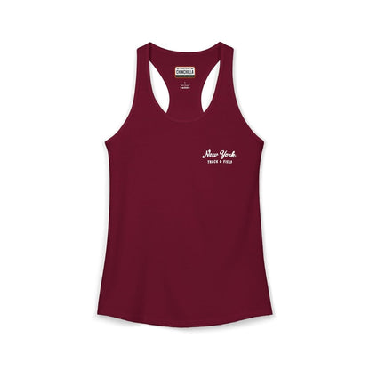 New York Varsity Women's Ideal Racerback Tank Top - Chinchilla Choons
