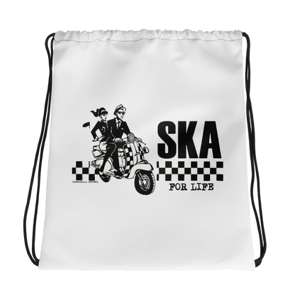 Ska For Life Drawstring Bag - Chinchilla Choons