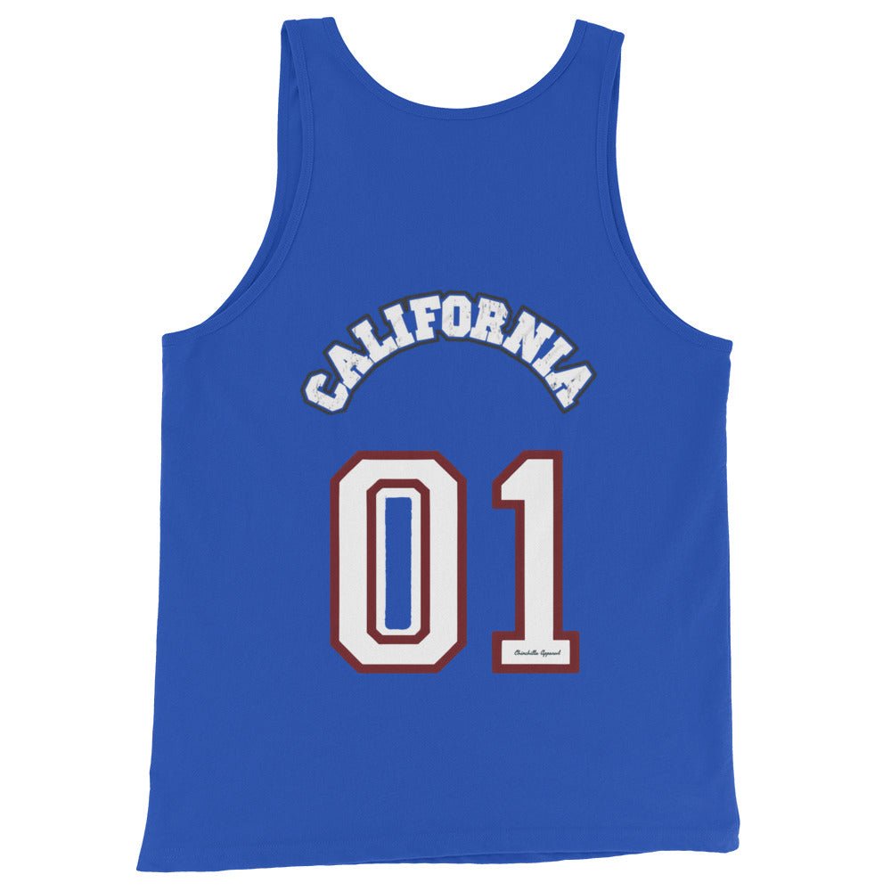California Varsity Men's Tank Top - Chinchilla Choons