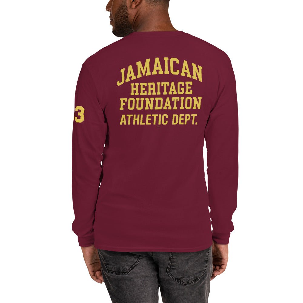 Jamaican Heritage Men’s Long Sleeve Shirt - Chinchilla Choons