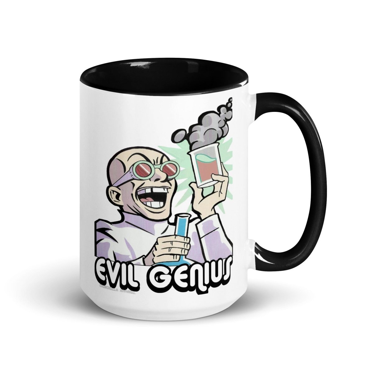 Evil Genius Ceramic Mug (White) - Chinchilla Choons