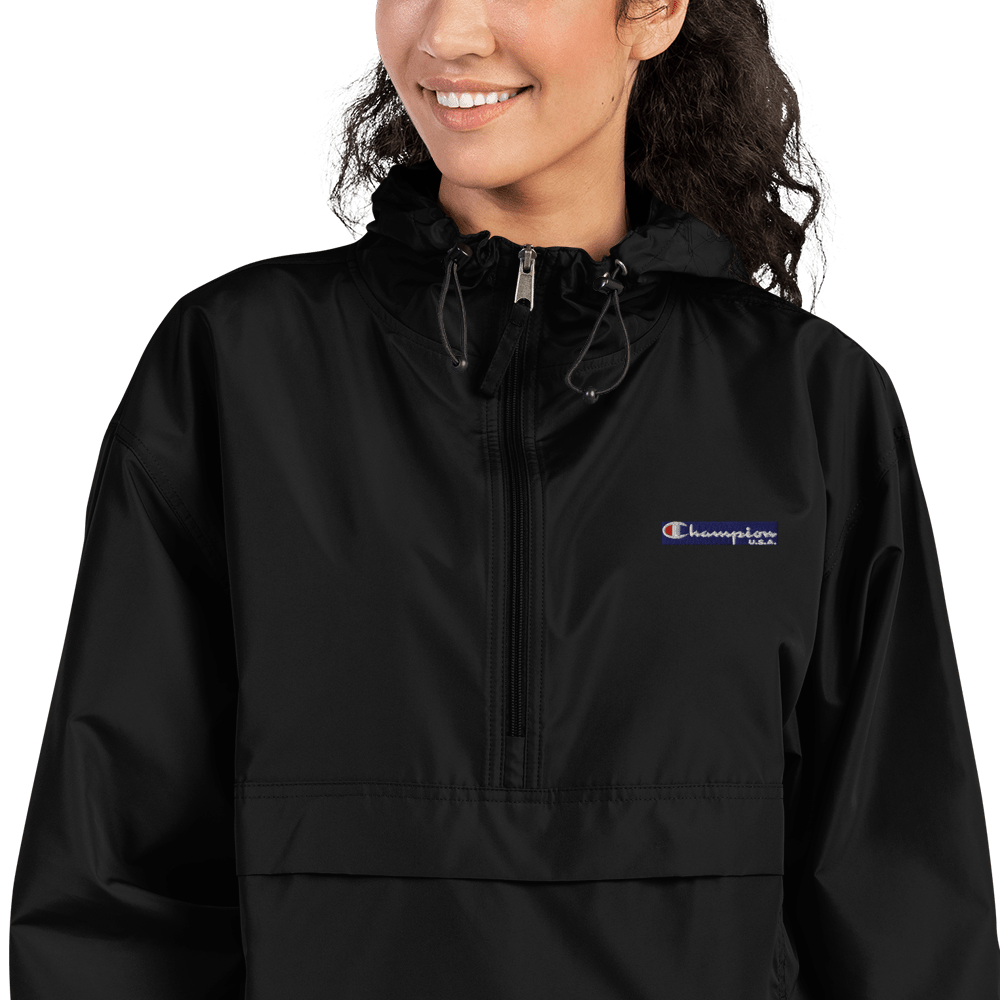 Champion Unisex Packable Anorak Jacket - Chinchilla Choons