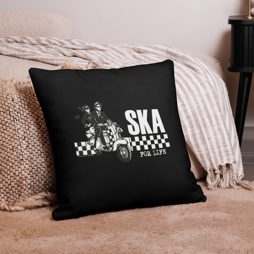 Ska For Life Premium Pillow - Chinchilla Choons