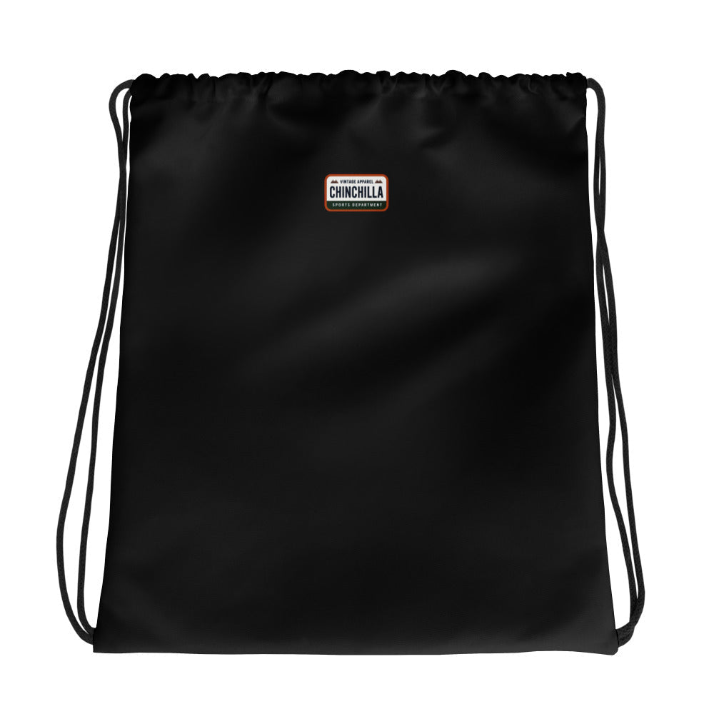 London (LDN) Drawstring Bag (Black) - Chinchilla Choons