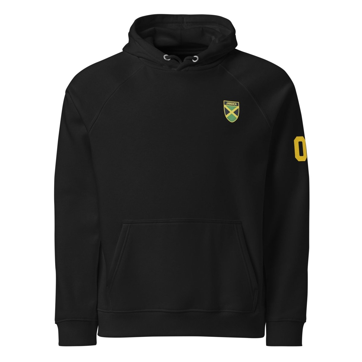 Jamaican Heritage Unisex Raglan Hoodie - Chinchilla Choons
