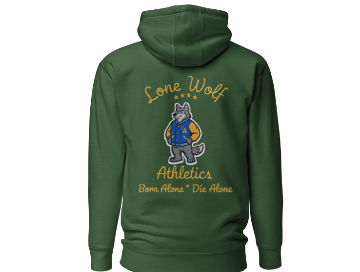 Lone Wolf Unisex Hoodie - Chinchilla Choons