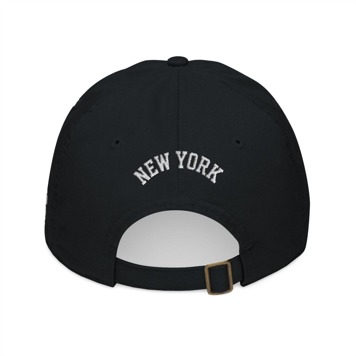 Embroidered 'New York' Patch Dad Baseball Cap - Chinchilla Choons