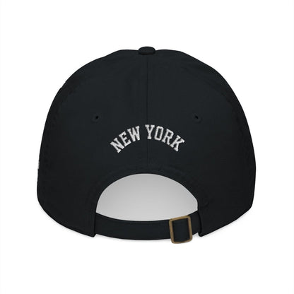 Embroidered 'New York' Patch Dad Baseball Cap - Chinchilla Choons