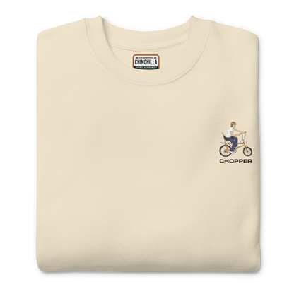 Chopper '75' Unisex Premium Sweatshirt (light Colours) - Chinchilla Choons