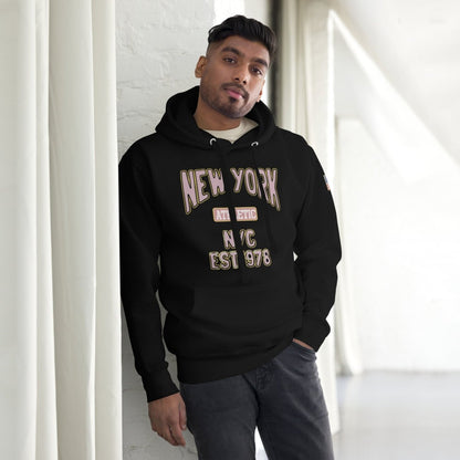 New York Athletic Premium Unisex Hoodie - Chinchilla Choons