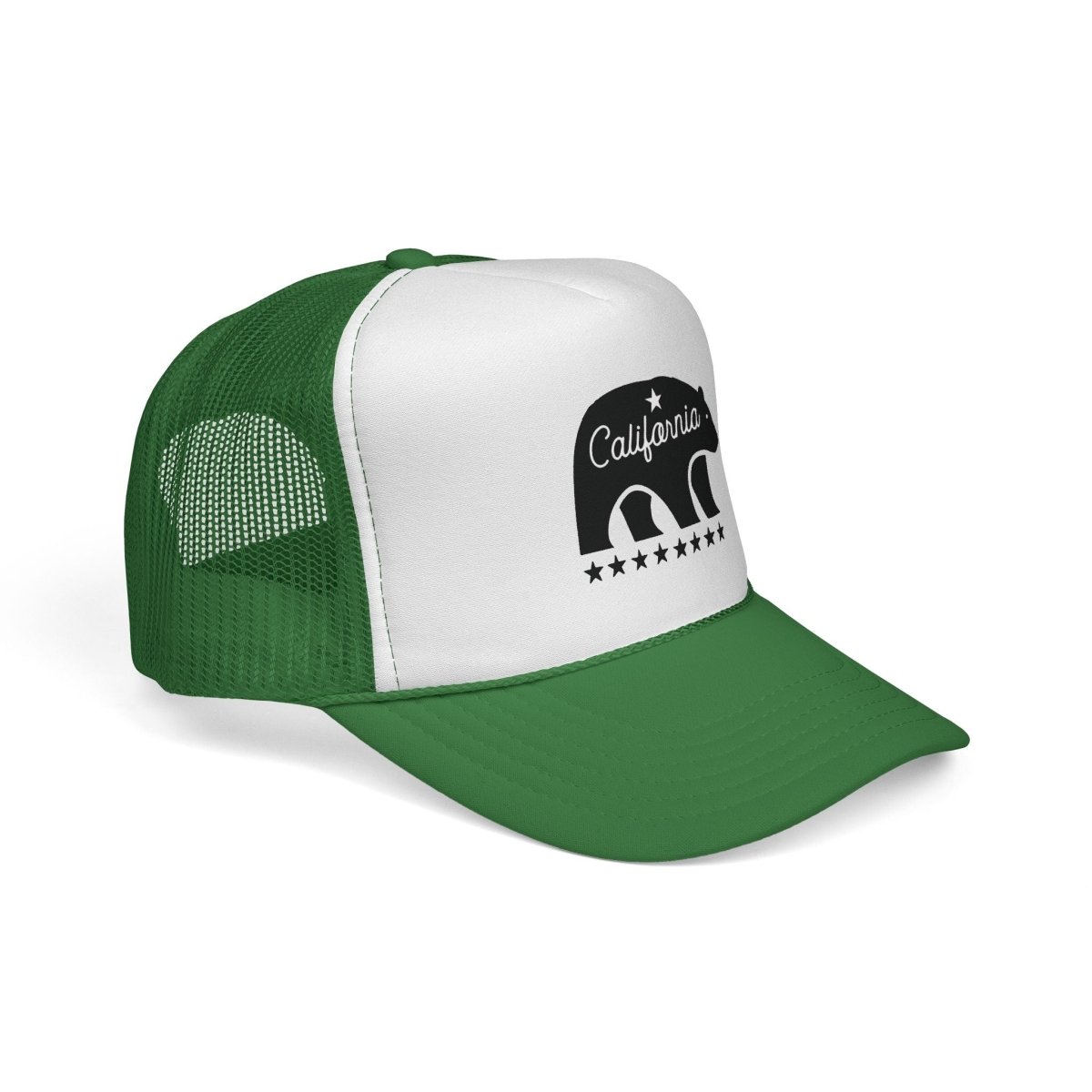 California Mascot Trucker Cap — Vintage State Pride Mesh Hat - Chinchilla Choons