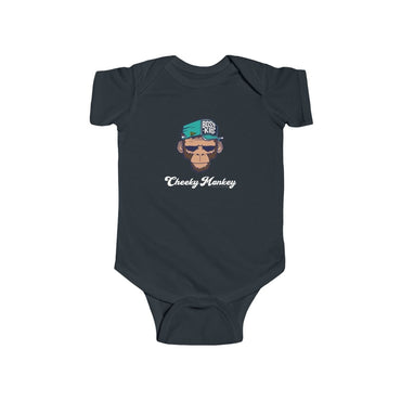 Cheeky Monkey Baby Bodysuit - Chinchilla Choons