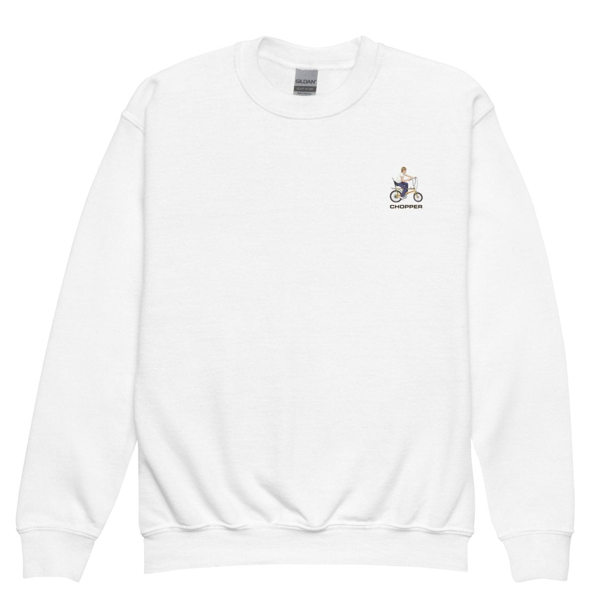 Chopper '75' Youth Crewneck Sweatshirt - Chinchilla Choons