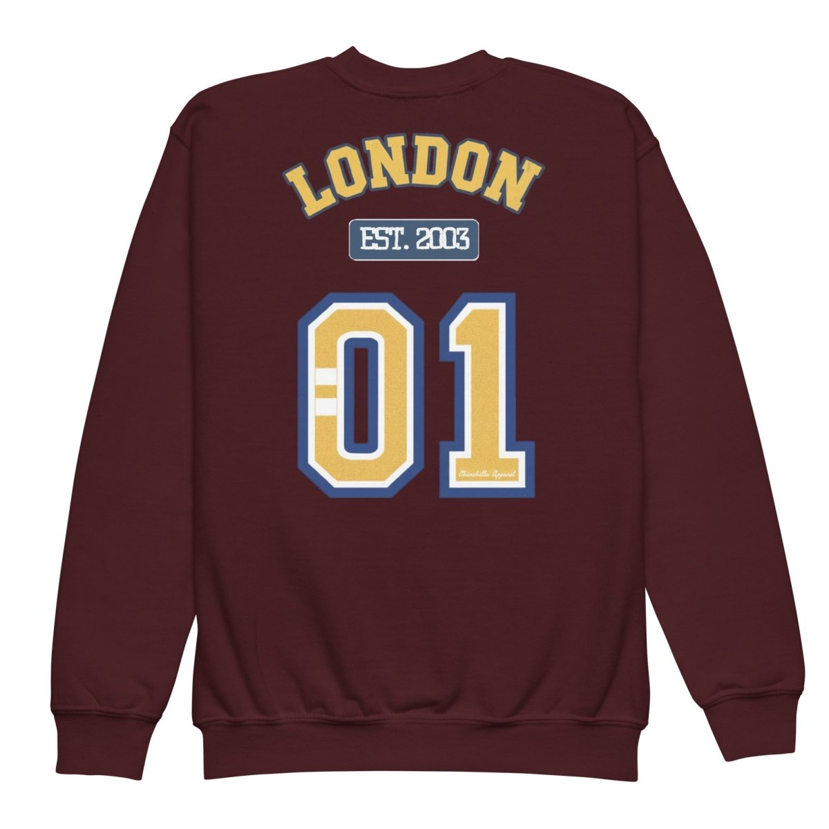 London Varsity Youth Crewneck Sweatshirt - Chinchilla Choons
