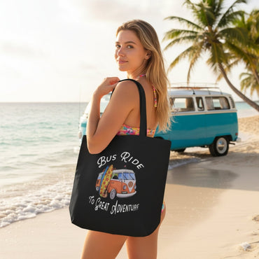 Bus Ride Eco Tote Bag - Chinchilla Choons