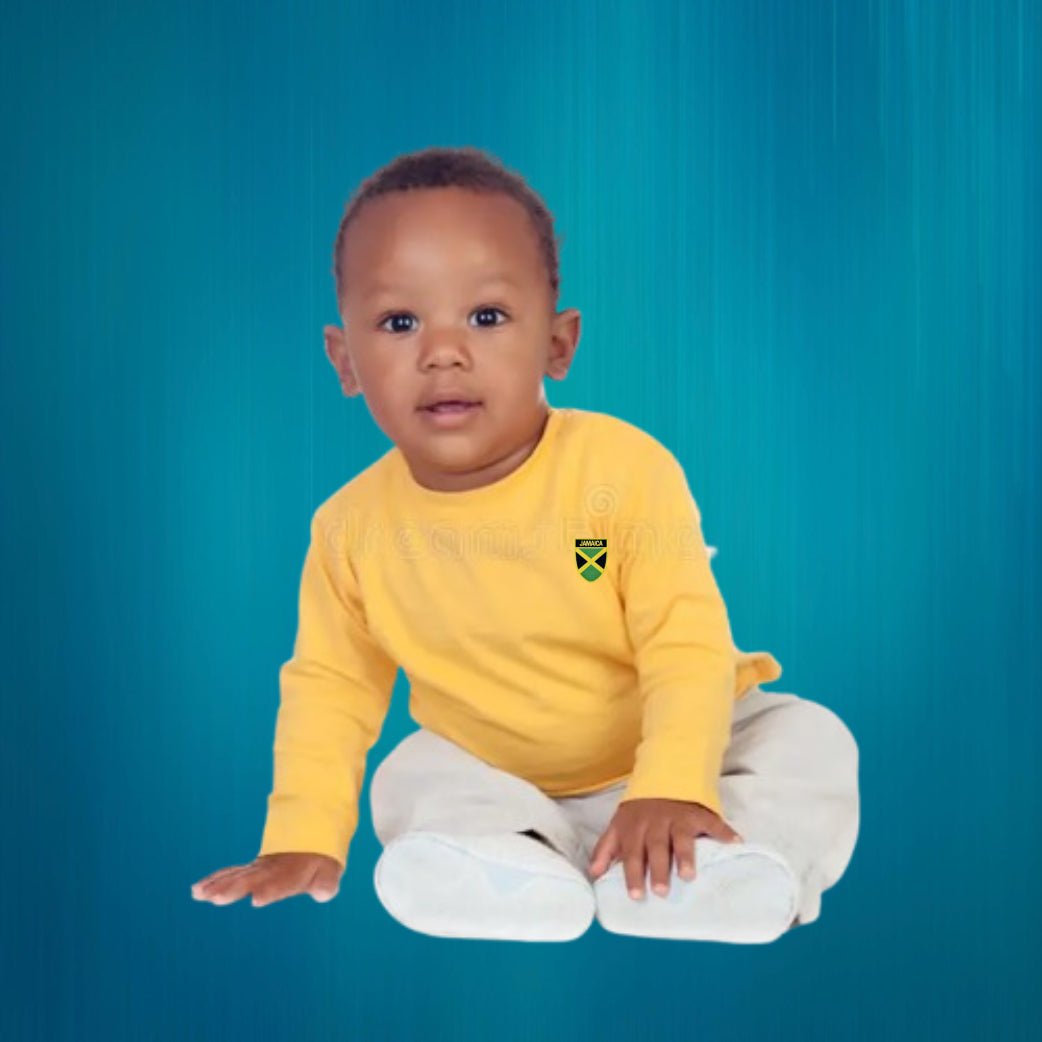 Jamaican Heritage Baby T-Shirt (Unisex) - Chinchilla Choons