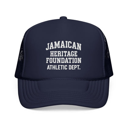 Jamaican Heritage Foundation Athletic Dept. Trucker Cap - Chinchilla Choons