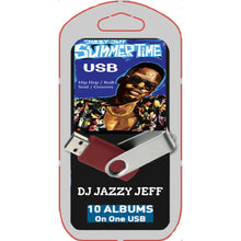 Carica l&#39;immagine nel visualizzatore di Gallery, Summertime Mixtape Compilation (Dj Jazzy Jeff) USB - Chinchilla Choons
