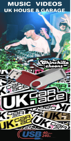 UK Garage & House Music Videos USB - Chinchilla Choons