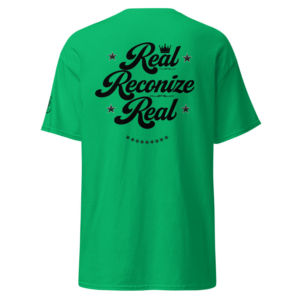 Real Reconize Real Unisex Classic Tee (Light Colours)