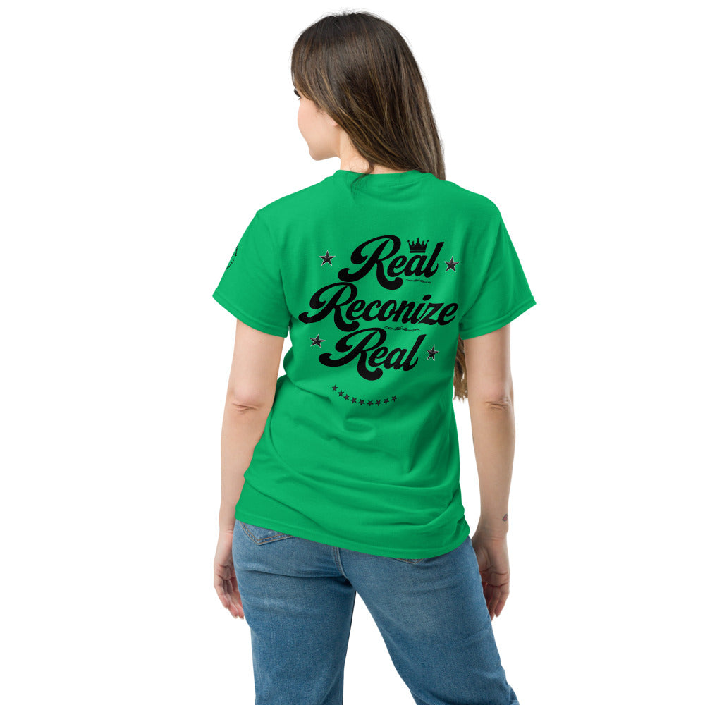 Real Reconize Real Unisex Classic Tee (Light Colours)