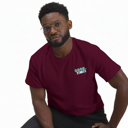 Goodtimes unisex-classic-tee-maroon-