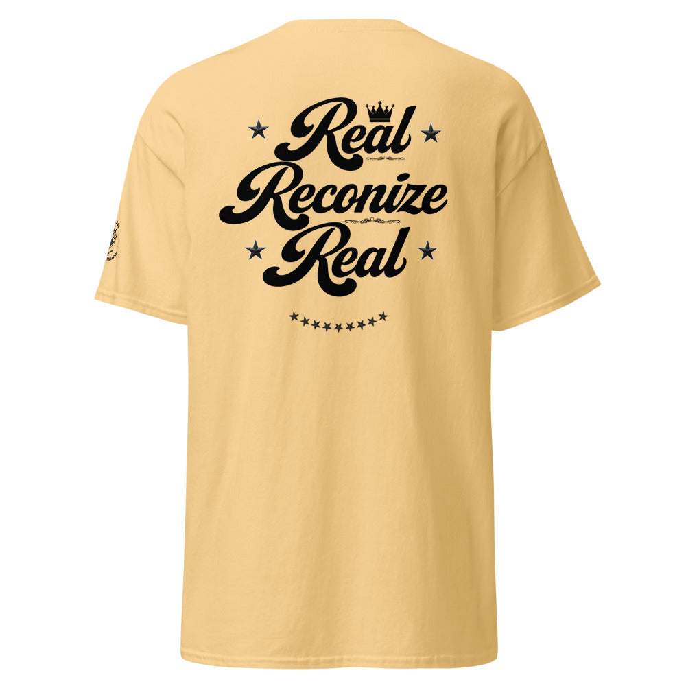 Real Reconize Real Unisex Classic Tee (Light Colours)