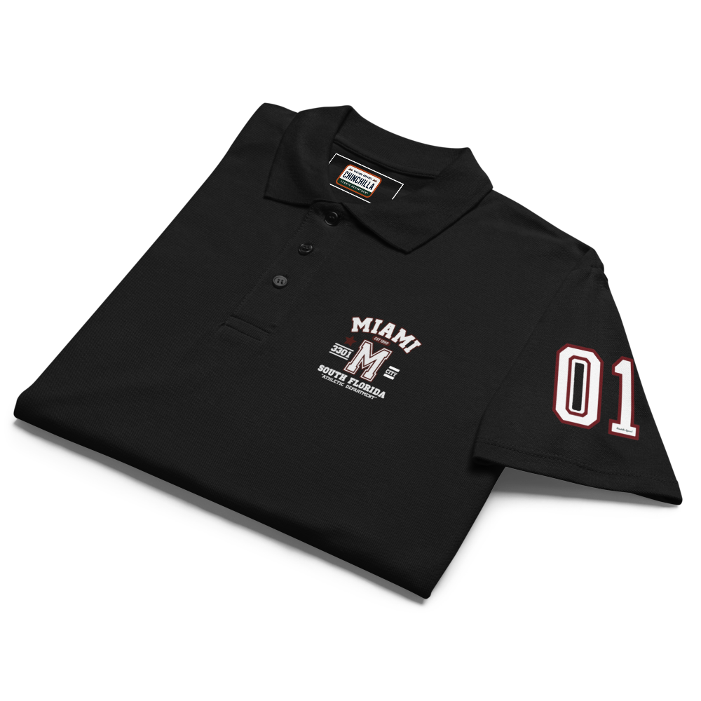 Miami Varsity Premium Pique Polo Shirt