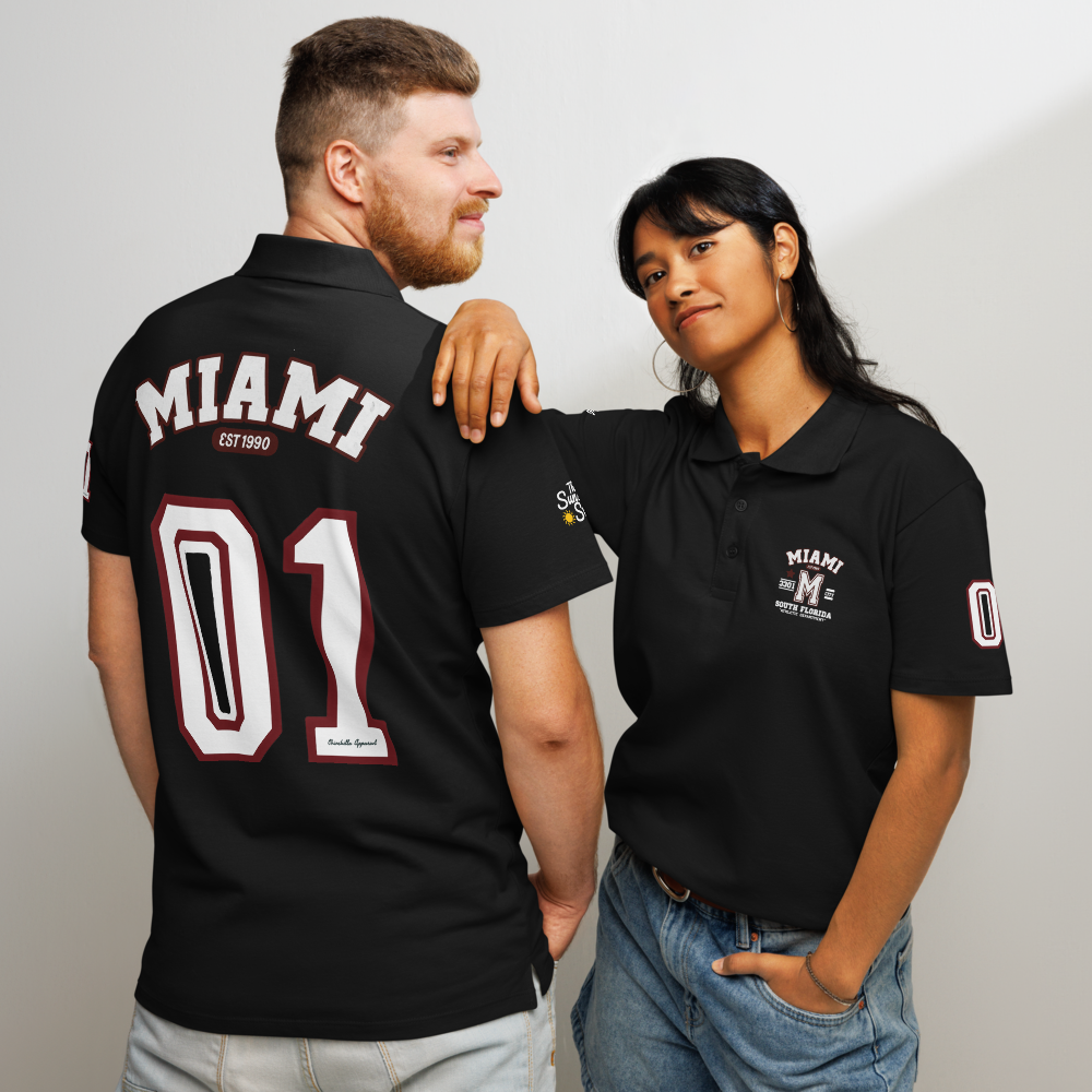 Miami Varsity Premium Pique Polo Shirt