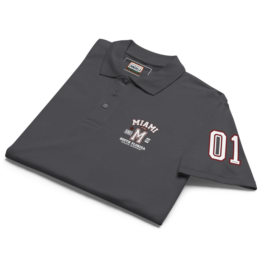 Miami Varsity Premium Pique Polo Shirt
