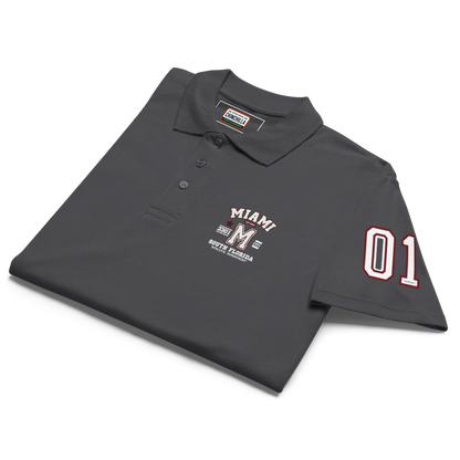 Miami Varsity Premium Pique Polo Shirt