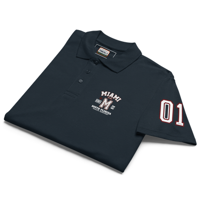 Miami Varsity Premium Pique Polo Shirt