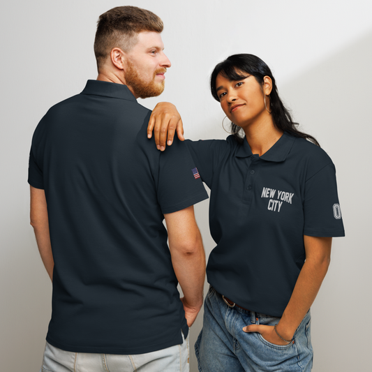 New York City Unisex Pique Polo Shirt