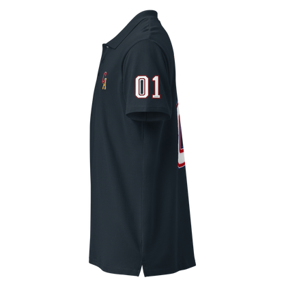 Chinchilla Varsity Unisex Pique Polo Shirt