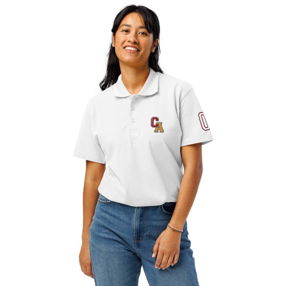 Chinchilla Varsity Unisex Pique Polo Shirt