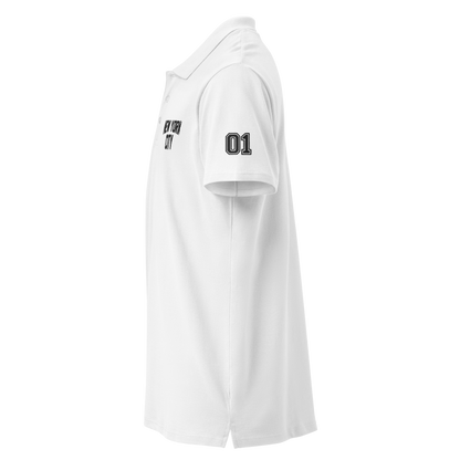 New York City Unisex Pique Polo Shirt (White)