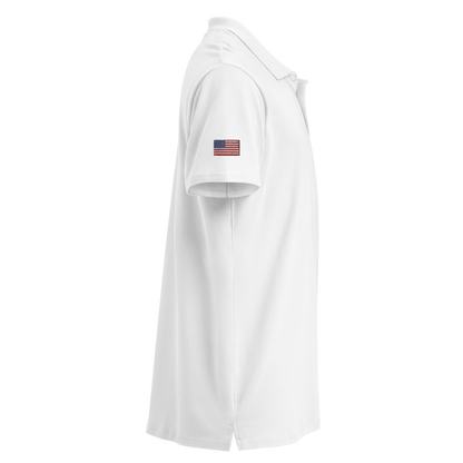 New York City Unisex Pique Polo Shirt (White)