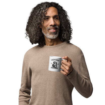 Lone Wolf White Glossy Mug