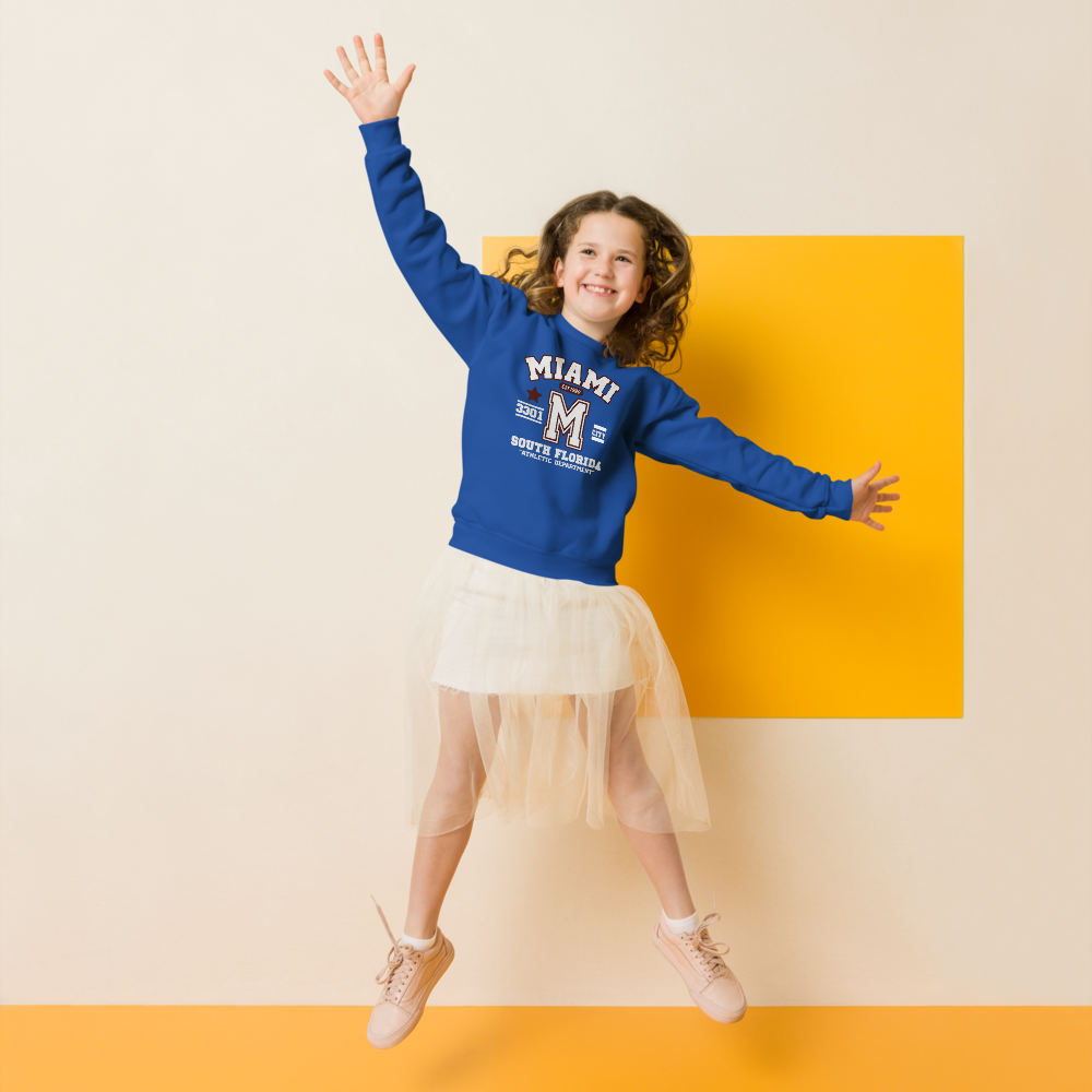 Miami Varsity Youth Crewneck Sweatshirt