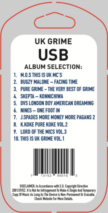 Grime USB VOL.1 - Chinchilla Choons