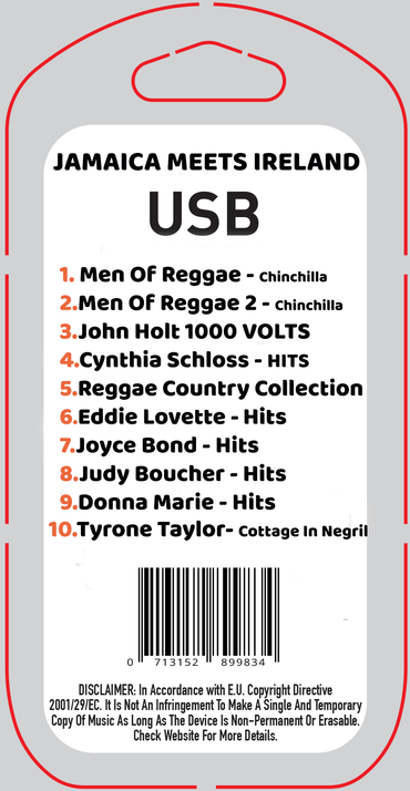 Jamaica Meets Ireland USB - Chinchilla Choons